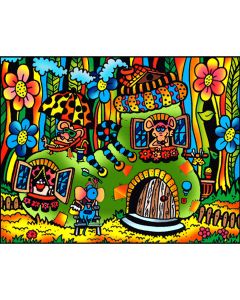 ColorVelvet Картина за оцветяване 47х35 -"Мишки" L6