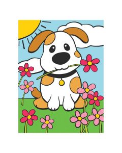 Royal&Langnickel Рисуване по номера с акрилни бои - Моята първа рисунка - 22х30 - Кученце MFP22