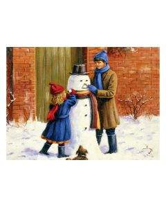 Royal&Langnickel Рисуване по номера с акрилни бои - Adult за напреднали - 39х30- "Снежен човек" PAL37