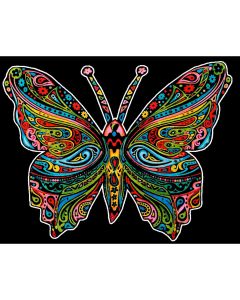 ColorVelvet Картина за оцветяване 29,7х21 - "Пеперуда" S29