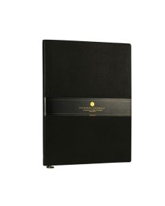 Victorias Journals Тефтер А5 - пластична корица Smyth Flexy - черен V1601