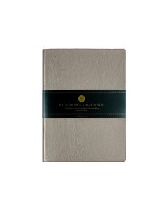 Victorias Journals Тефтер А6 - пластична корица Smyth Flexy - опушено сиво V7004