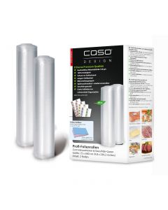 Гофрирани ролки за вакуумиране Caso CAS.1225, с ширина 25 см и дължина 600 см, 2 броя в пакет