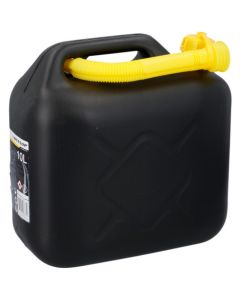 Пластмасова туба за гориво черна 10 л с удължителна тръба  DNP0031