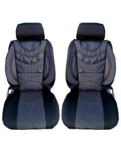 Луксзони калъфи тапицерия за автомобилни седалки тип масажор с лумбална опора Premium 1 черни  TAP105
