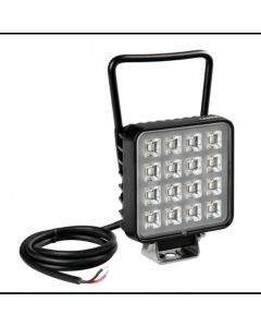 16W 1380lm LED ЛЕД Диоден Фар Работна Лампа Прожектор С Дръжка и Ключ  HAL671