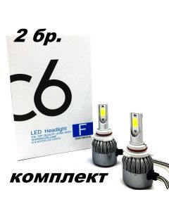 Комплект от 2броя LED ЛЕД диодни крушки за фар халоген HB4 ХБ4 12V 36W  KRU020