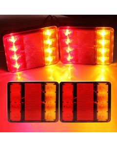 Комплект LED Диодни стопове, стоп светлини, задни светлини 12V-24V за бус камион ТИР ремарке каравана платформа  ST0161