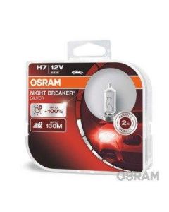 Комплект 2 халогенни крушки Osram H7 Night Breaker Silver +100%,55W, 12V, PX26D  64210NBS-HCB