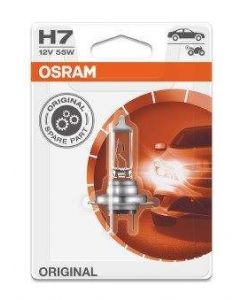 1 брой Халогенна крушка за фар Osram H7 Standard, 12V, 55W  64210-01B