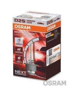Крушка за фар xenon Osram D2S Night Breaker Laser +200%, 35W, P32d-2  66240XNL