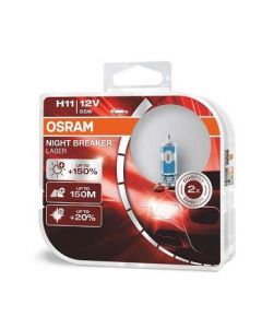 Комплект 2бр. Крушки OSRAM H11 – NIGHT BREAKER® LASER +150%  64211NL-HCB