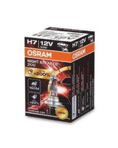 1 брой Халогенна крушка за фар Osram H7 Night Breaker +200% 55W 12V PX26D  64210NB200