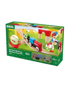 Brio играчка комплект влакче с релси за най-малките 33710