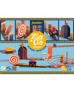 Djeco конструктор zig & go - състезание 51 части DJ05650