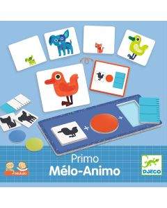 Djeco игра за сортиране primo melo-animo DJ08345