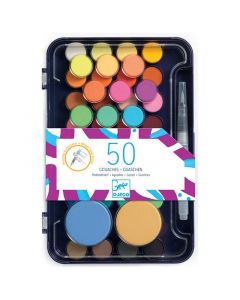 Djeco комплект боички за рисуване 50 цвята DJ09784