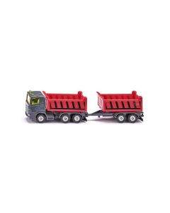 Siku играчка Truck with dumper body and tipping trailer 1685