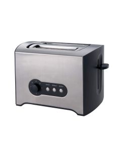 Тостер за хляб ZEPHYR ZP 1440 Y, 900W, 2 филийки, 7 степени, Таймер, Тавичка за трохи, Сребрист/черен