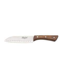 Готварски нож Сантоку ZEPHYR ZP 1633 BS5, Дървена дръжка