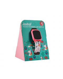 i-total i-total дигитален детски часовник, розов цвят, колекция UNICORN 11119