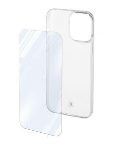 Cellular line Пакет за iPhone 15 Plus- прозрачен калъф + протектор 11560