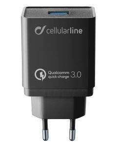 Cellular line Зарядно с бързо зареждане и кабел USB-C 6073