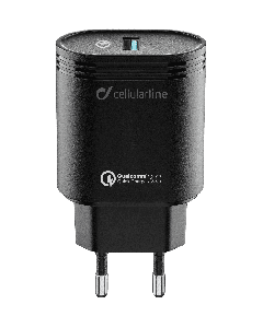 Cellular line Зарядно 220V 1 USB с бързо зареждане 6074