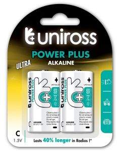 Uniross Алкални Батерии Uniross C Power Plus блистер 2бр. 8284