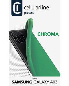 Cellular line Chroma калъф за Samsung Galaxy A03, Зелен 8837