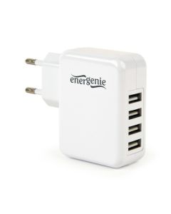 Зарядно у-во GEMBIRD Universal USB charger, 3.1 A, white