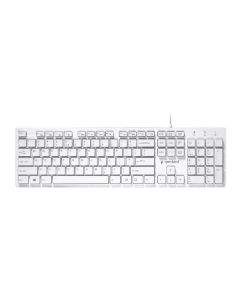 Клавиатура GEMBIRD KB-MCH-03-W, Multimedia "chocolate" keyboard, USB, white