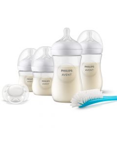 Philips AVENT Комплект за новородено Natural Response SCD838/11 с 4 шишета и залъгалка 0м+
