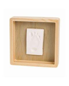 Baby Art Магична кутия за отпечатък Pure Box, дървена, органична глина