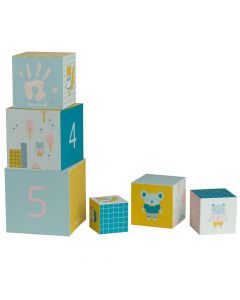 Baby Art Кубчета за кула с отпечатъци с боички