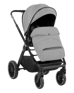 Kikkaboo Комбинирана количка 2в1 с кош за новородено Tiffany Light Grey 2024 31001020152