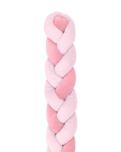 Kikkaboo Плетен плюшен обиколник 210см 3 плитки (20см) Pink 31109050001
