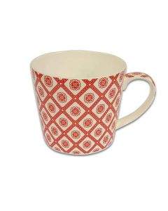 Чаша за чай и мляко Jameson + Taylor Red Pattern 450ml, Jumbo