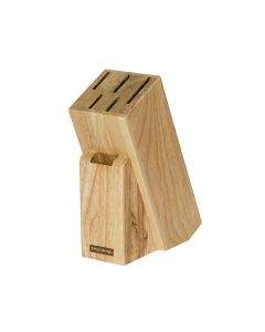 Блок дървен Tescoma Woody за 5 ножа и ножица