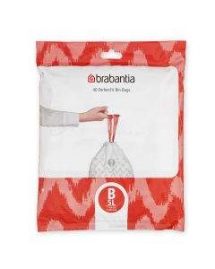 Торба за кош Brabantia PerfectFit Slide/Paper Bin размер B, 5L, 40 броя, пакет