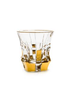 Чаша за уиски Bohemia 1845 Cascade Gold 300ml, 6 броя
