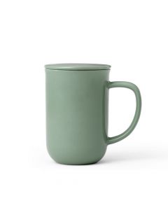 Чаша за чай с цедка VIVA Minima Stone Green 500ml