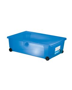 Универсална кутия Stefanplast Rollbox с колелца, синя