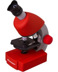 Bresser Junior 40–640x Microscope, red