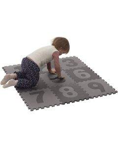 BabyDan Мек килим пъзел за игра с цифри 1200191