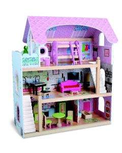 Moni Toys Дървена къща за кукли Mila 4110
