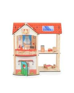 Moni Toys Дървена къща за кукли Elly