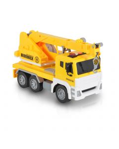 Moni Toys 1:12 Камион с кран жълт WY812A