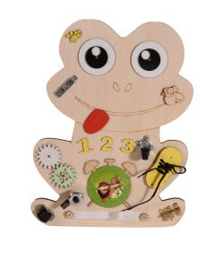 Moni Toys Монтесори дървена дъска Frog