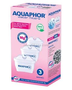 Филтър за вода Aquaphor Maxfor+ Mg+, 3 броя, код В982